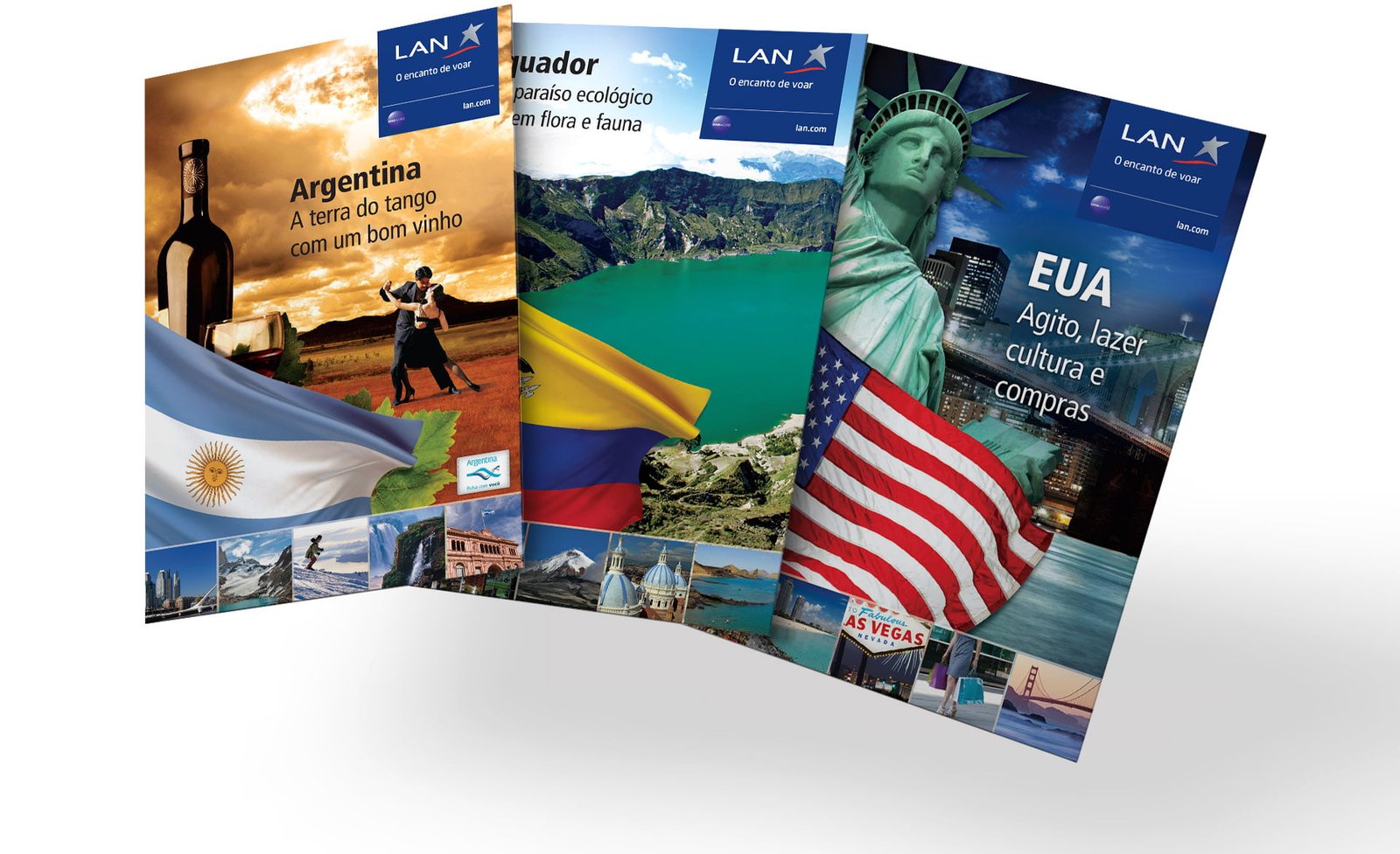 folhetos-promocionais-lan-1 Divulgação de Destinos LAN Linhas Aéreas